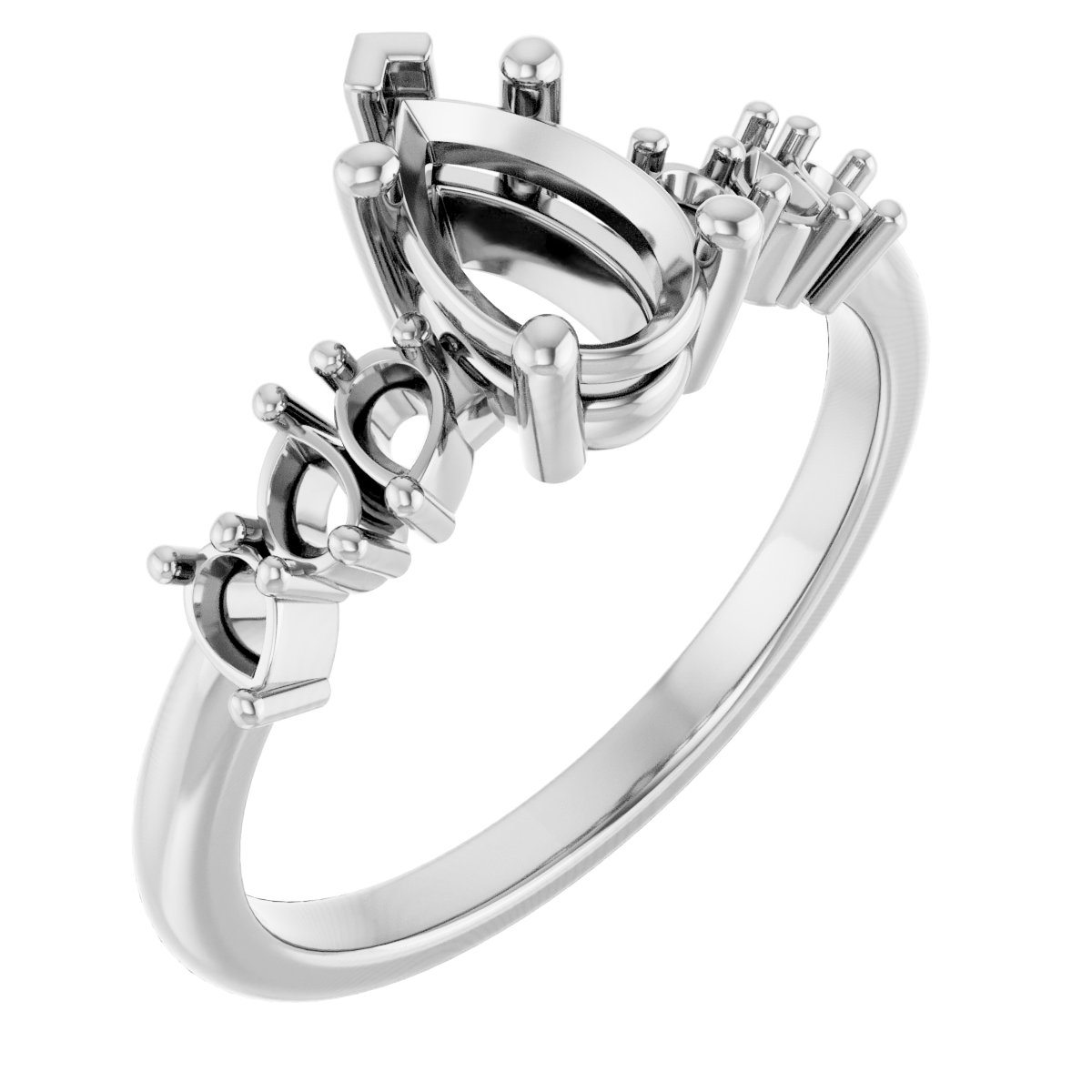 Accented Engagement Ring