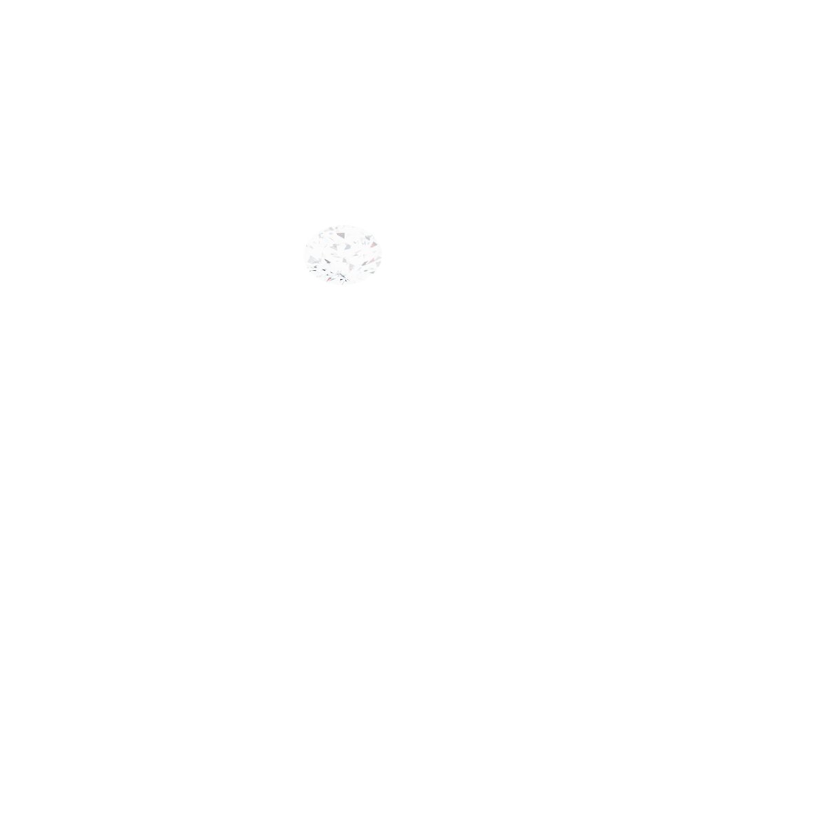 14k White Gold