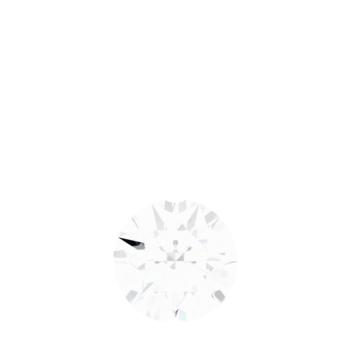 14K White 1/10 CT Lab-Grown Diamond Pendant