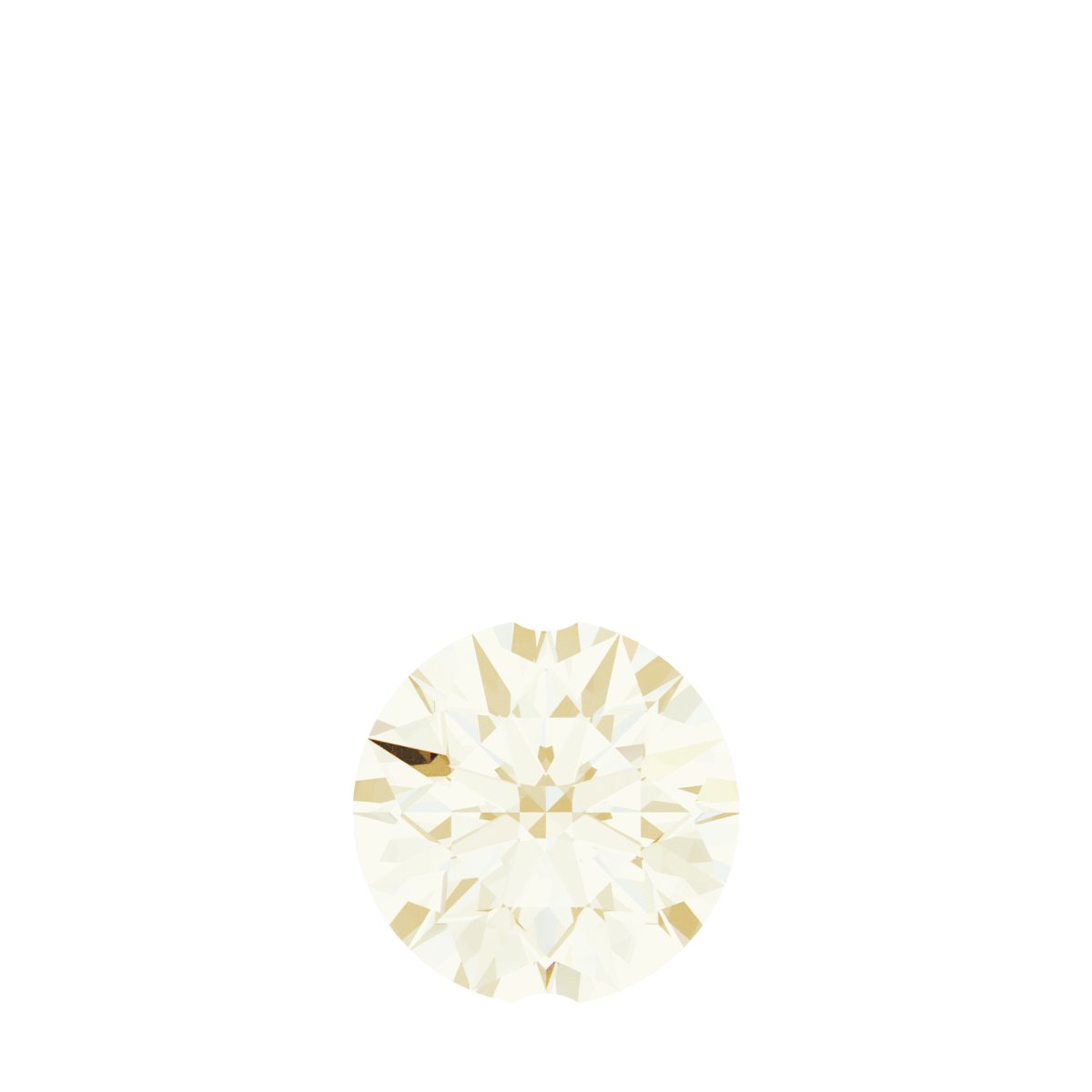 14K Yellow 1/10 CT Lab-Grown Diamond Pendant