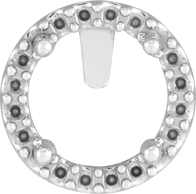 Halo-Style Low Earring Setting