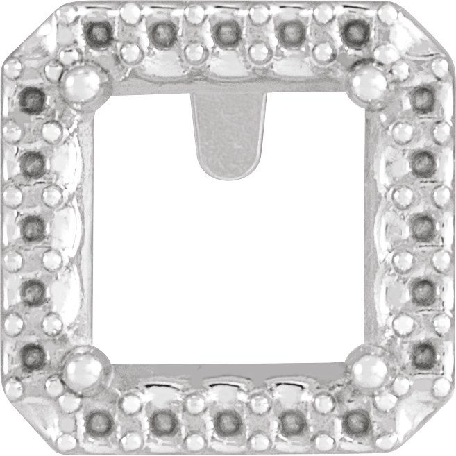 Halo-Style Low Earring Setting