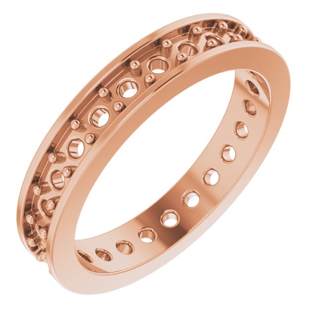 Rose-Cut Eternity Band