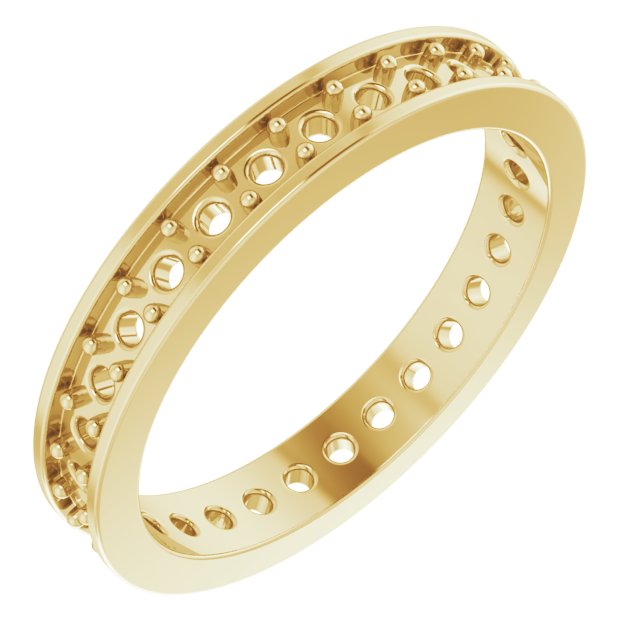 Rose-Cut Eternity Band