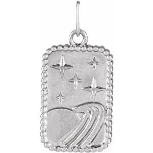 Sterling Silver Galaxy Pendant
