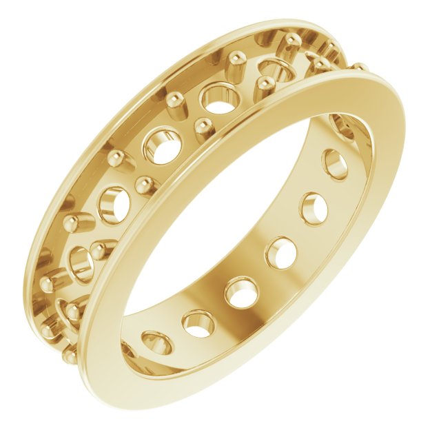 Rose-Cut Eternity Band