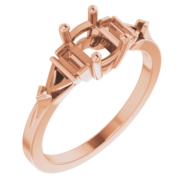 Accented Engagement Ring or Band