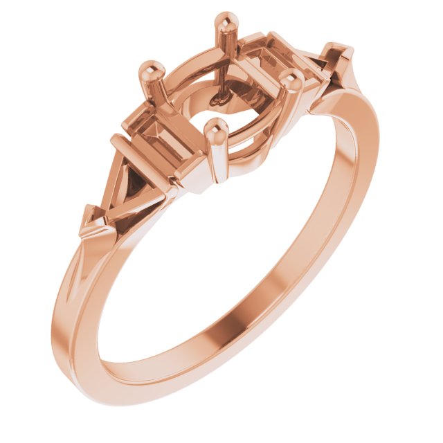 Accented Engagement Ring or Band