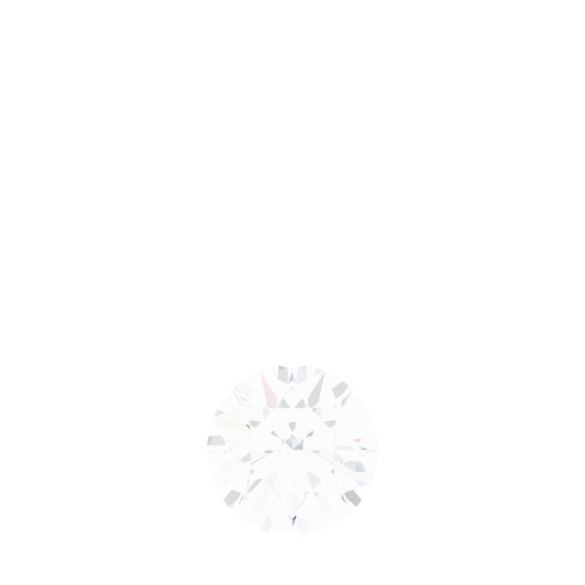 14K White .03 CT Natural Diamond Pendant