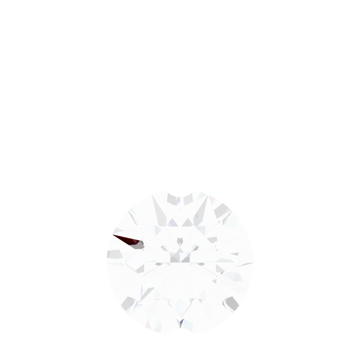 14K White 1/5 CT Natural Diamond Pendant