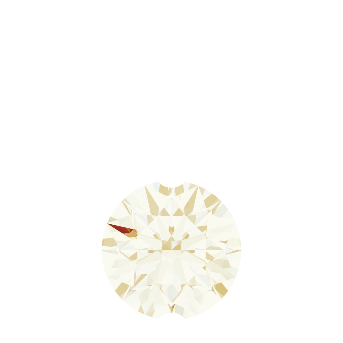 14K Yellow 1/5 CT Natural Diamond Pendant