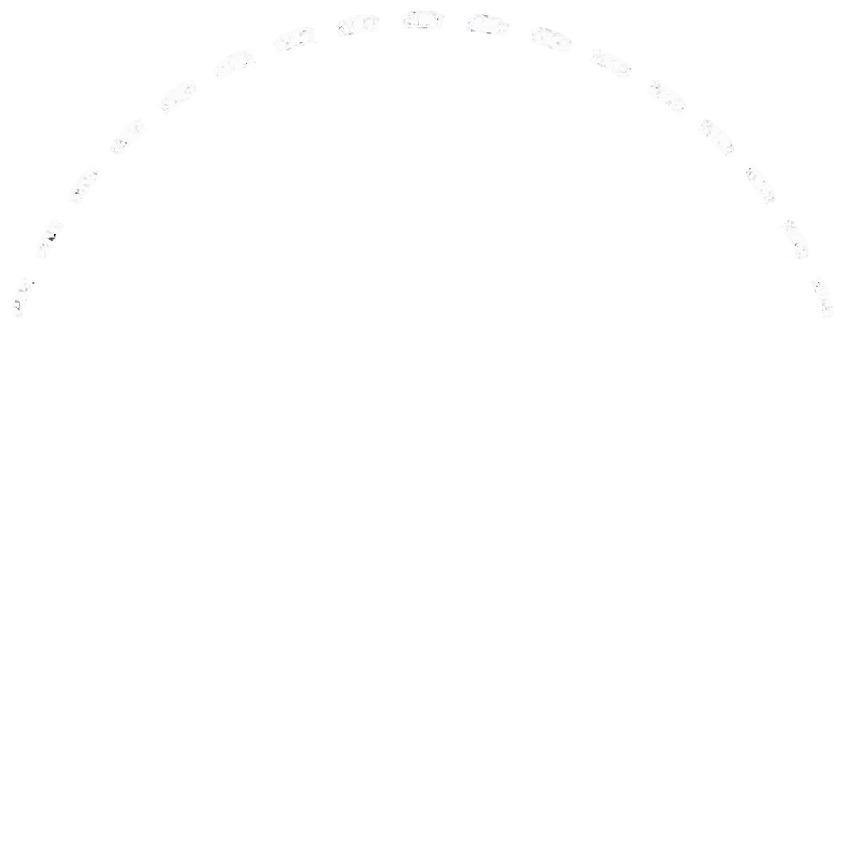Alternative view of 1/5 CTW Natural Diamond Anniversary Band – Platinum