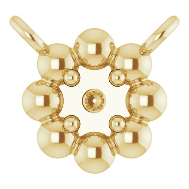 Accented Beaded Necklace or Center