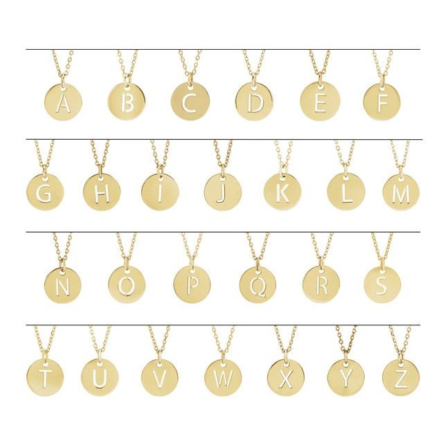14K Rose Initial R 16-18 Necklace