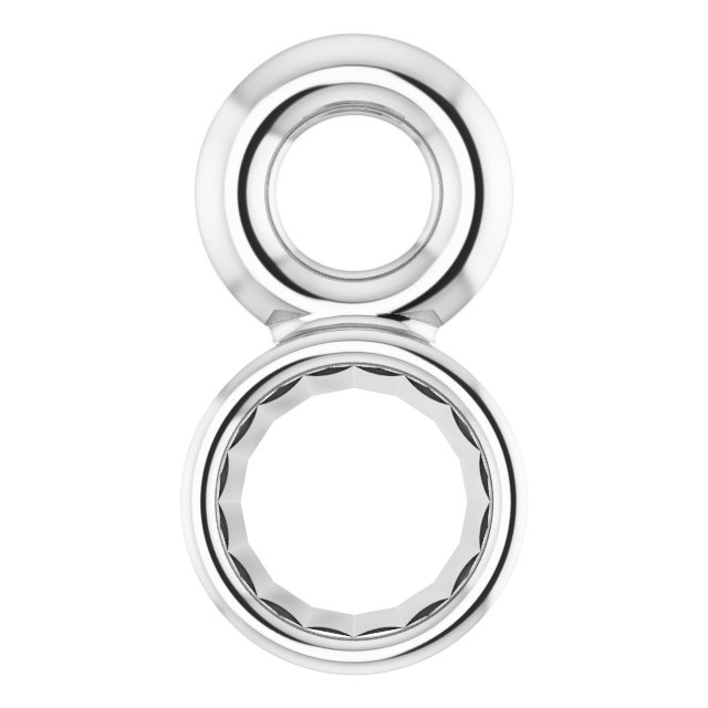 Bezel-Set Dangle