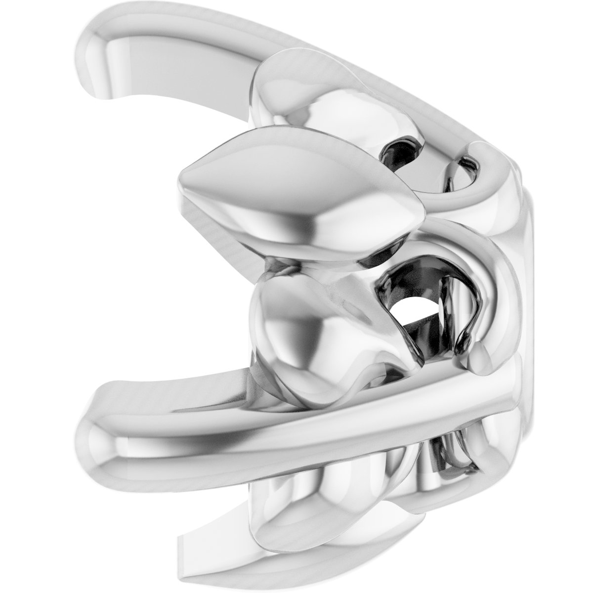 Round 3-Prong Earring Setting