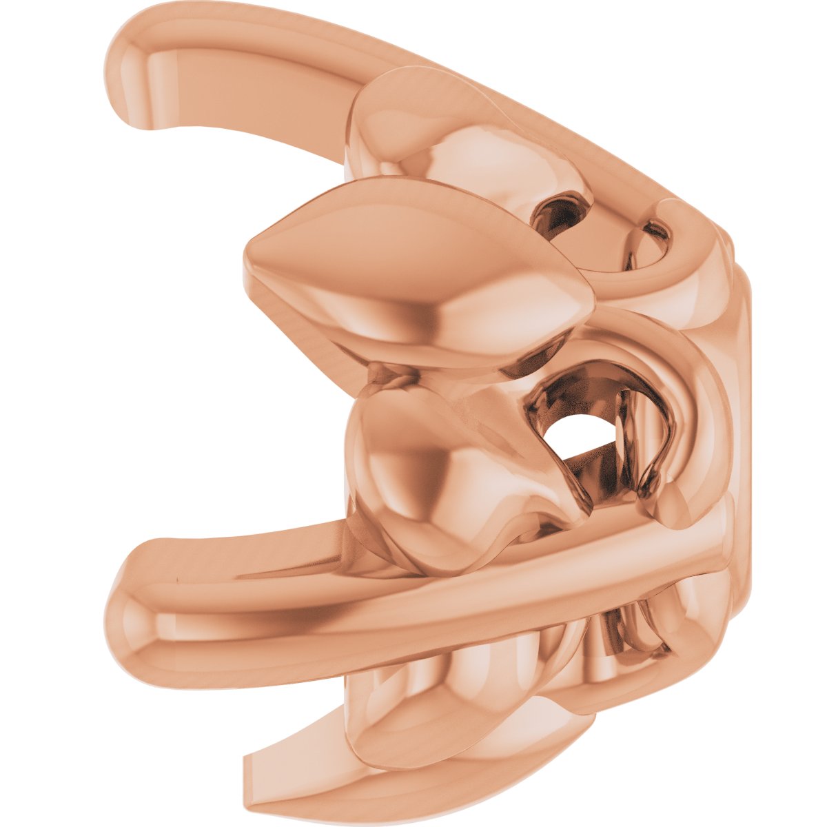 Round 3-Prong Earring Setting