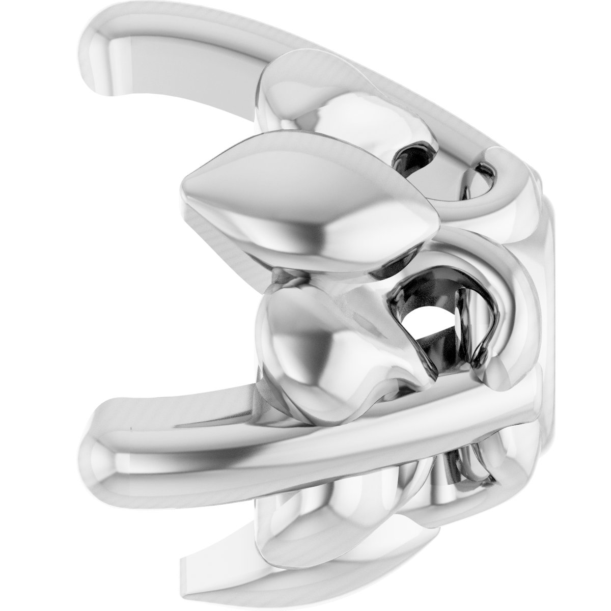 Round 3-Prong Earring Setting