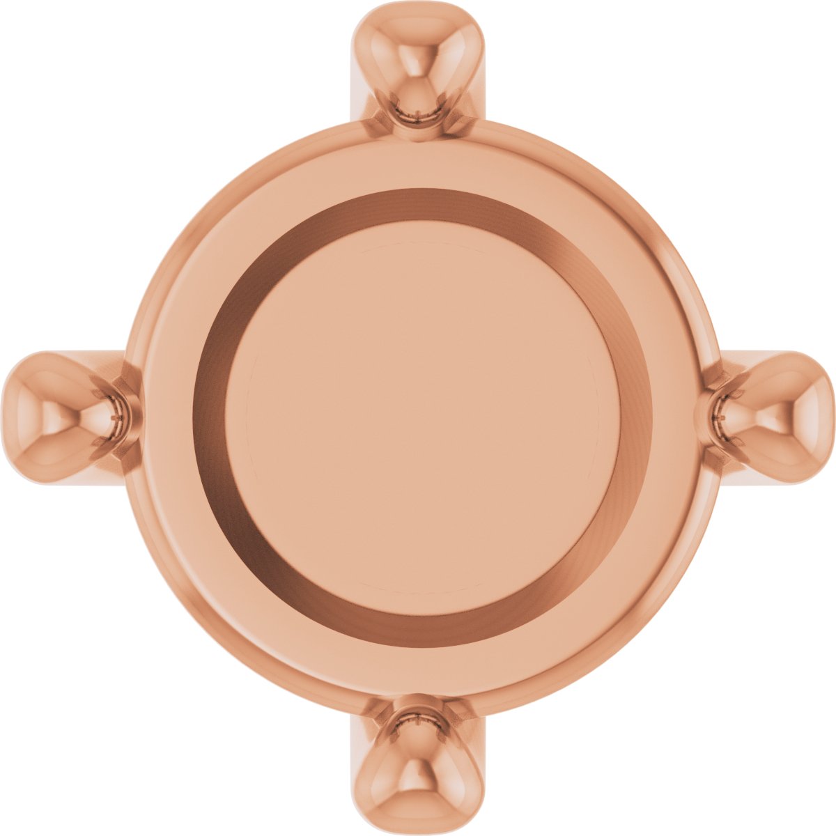 Rose-Cut Earring Setting