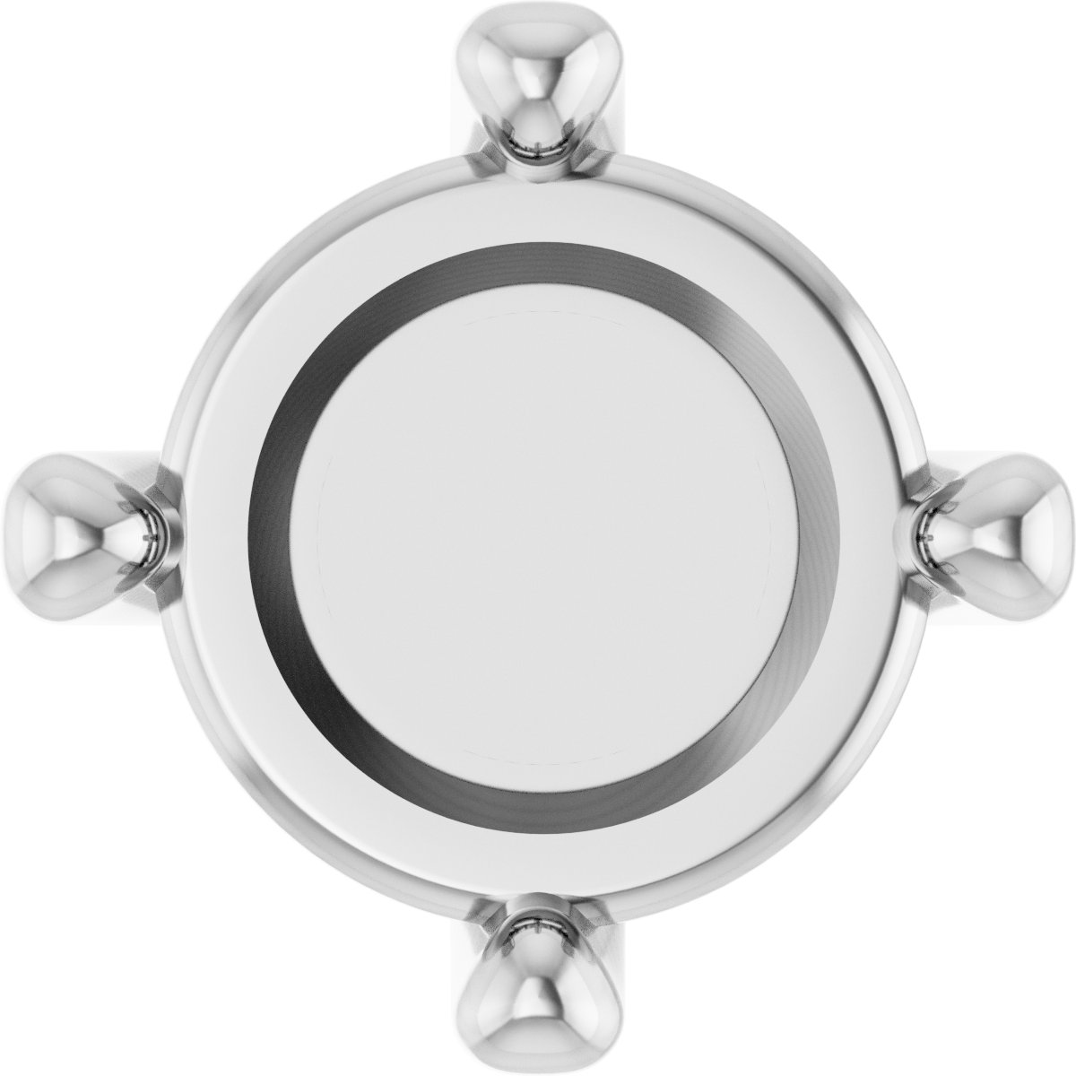 Rose-Cut Earring Setting