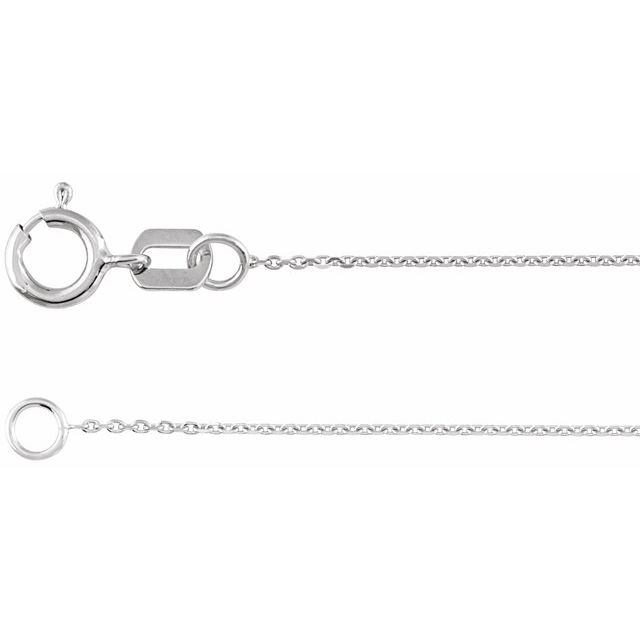 Sterling Silver Dapped Cable Chain 1.3mm wide, 20-inch Length Sterling Silver Dapped Cable Chain 1.3mm wide, 20-inch Length