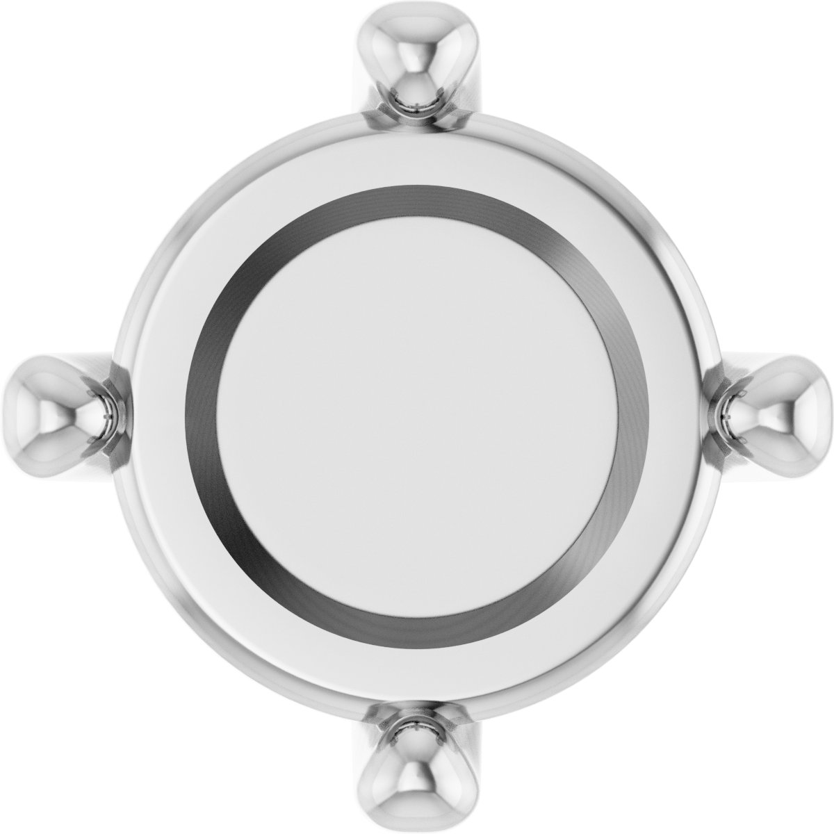 Rose-Cut Earring Setting