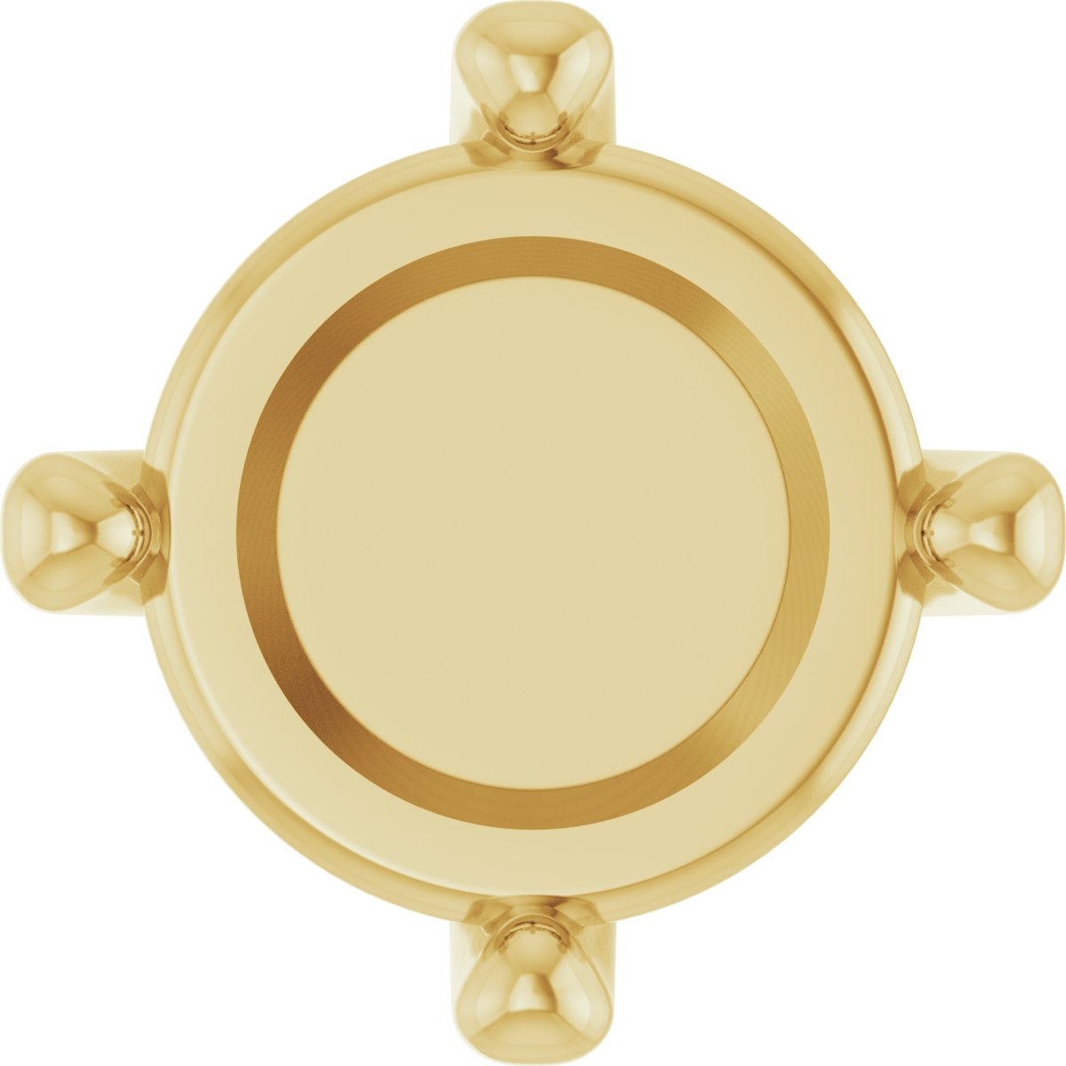 Rose-Cut Earring Setting