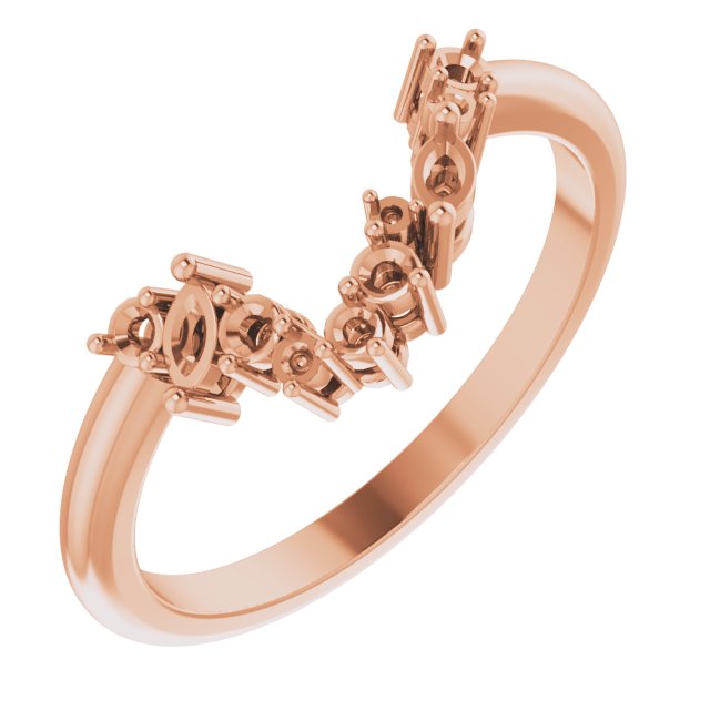 Accented Engagement Ring or Band