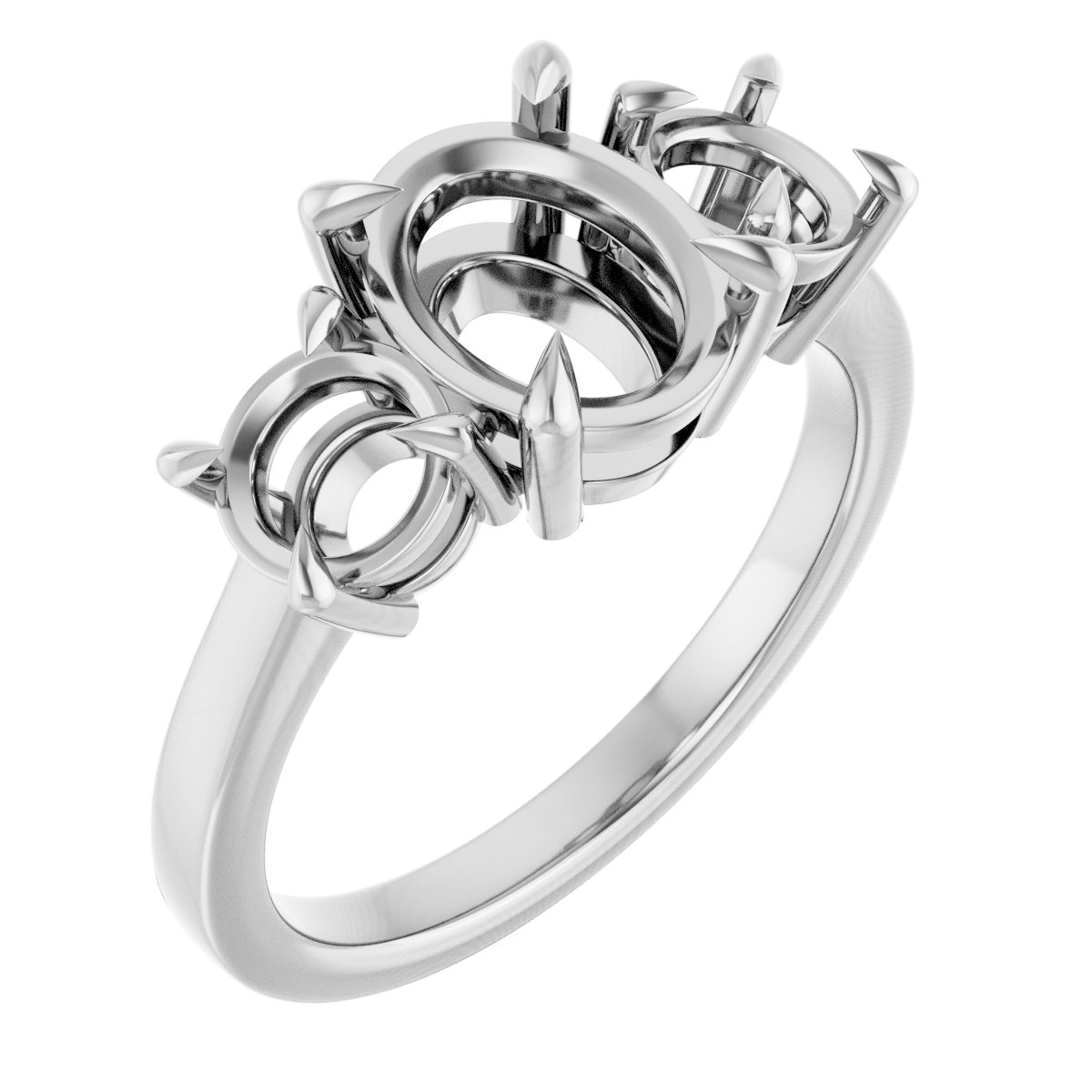 Three-Stone Engagement Ring
