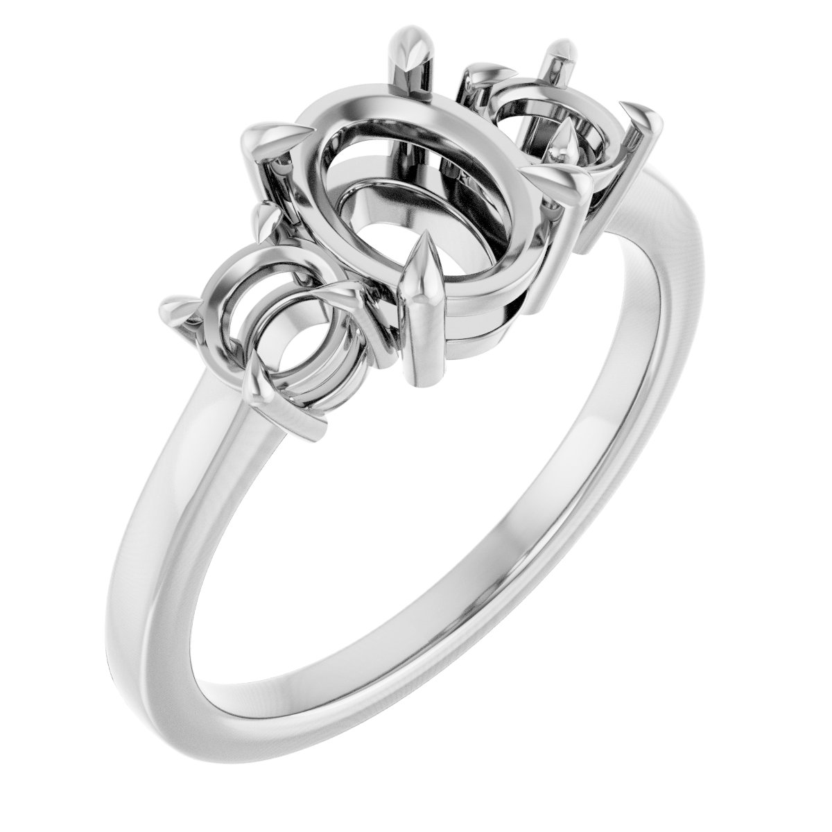 Three-Stone Engagement Ring