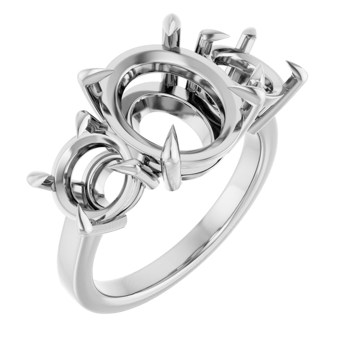 Three-Stone Engagement Ring