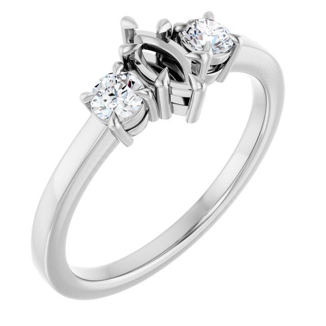 14k White Gold
