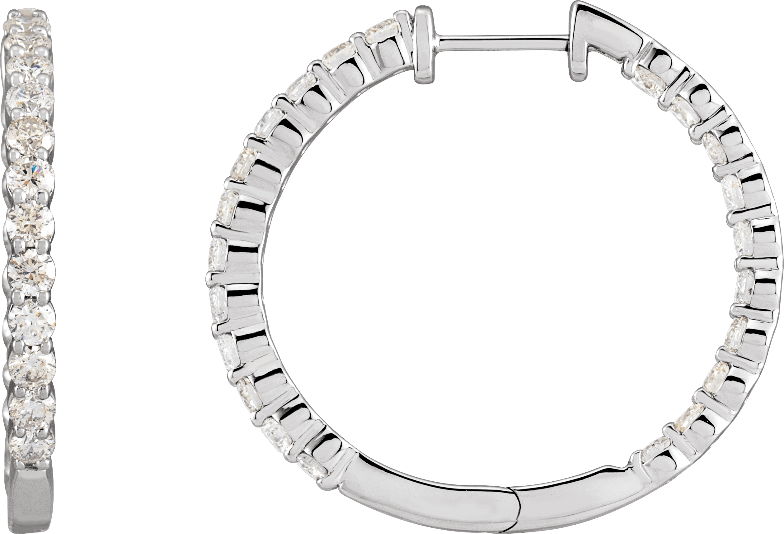diamond hoops