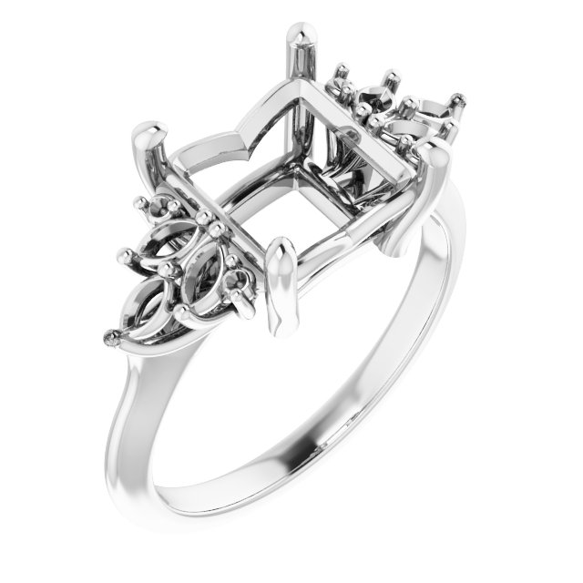 Accented Engagement Ring
