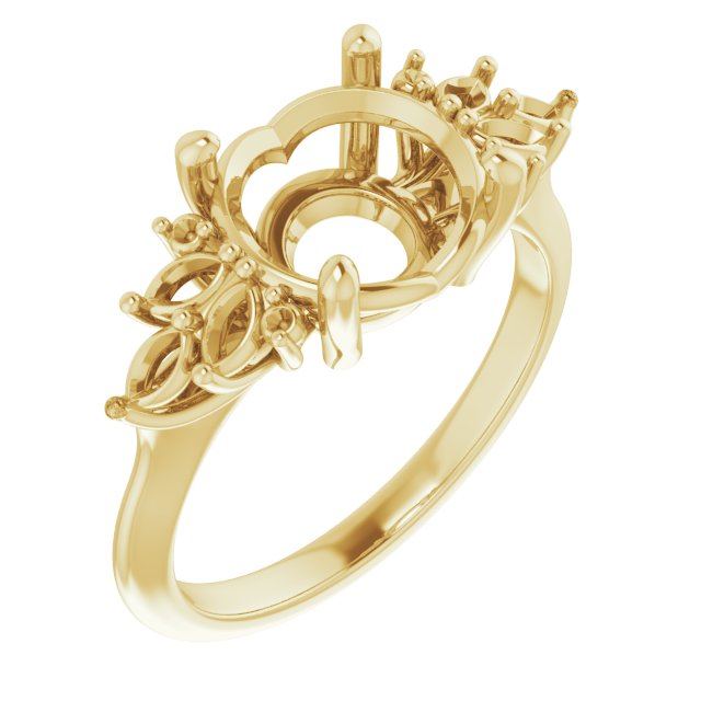 Accented Engagement Ring