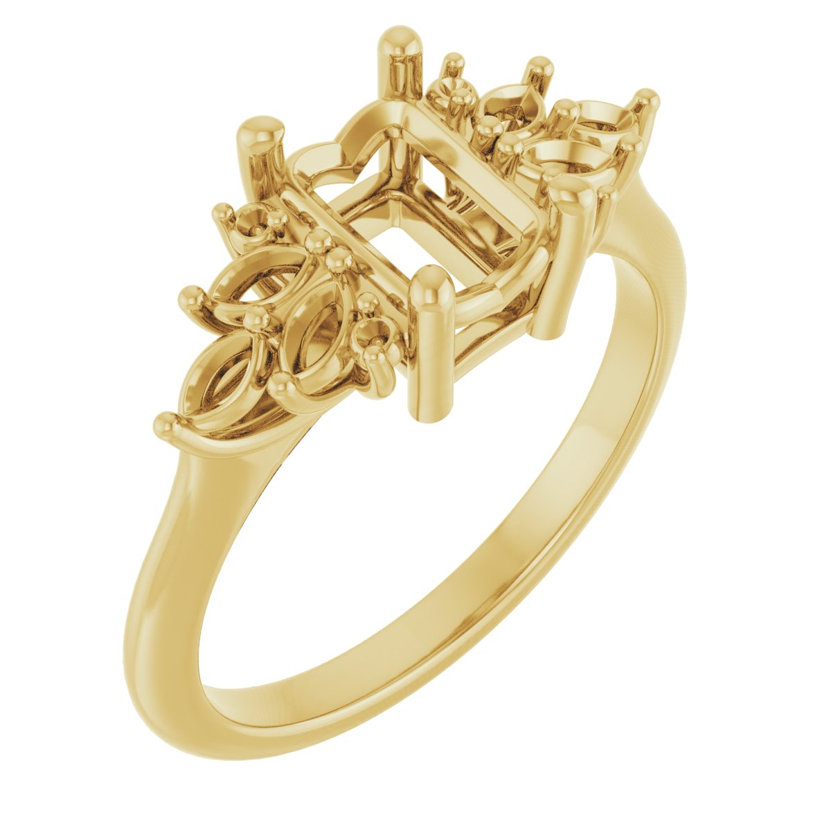 Accented Engagement Ring