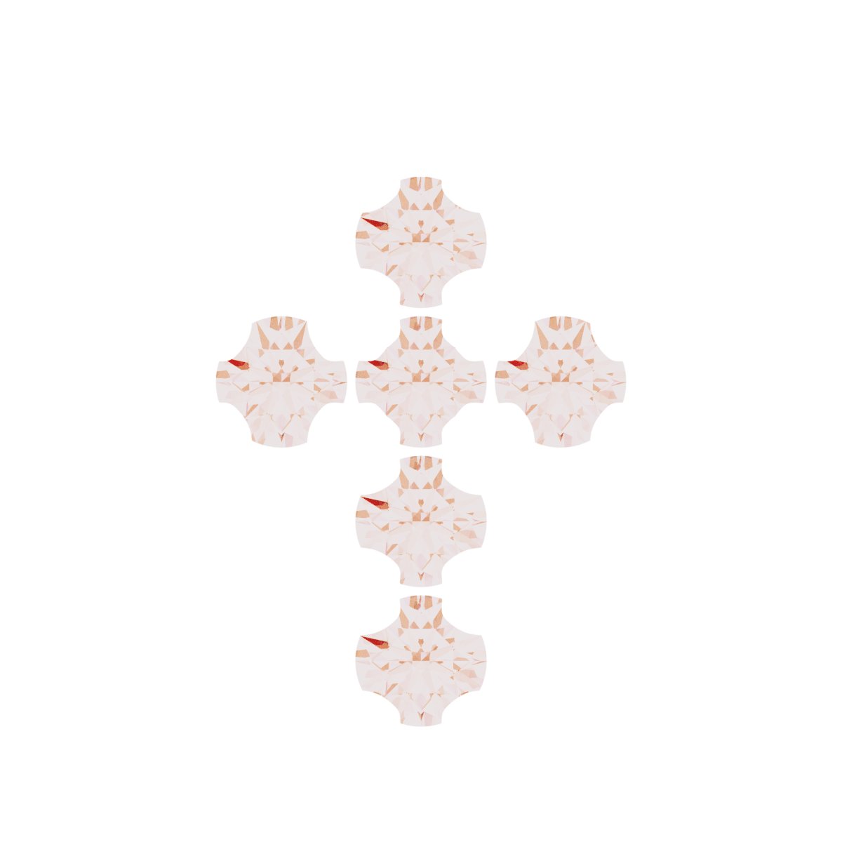 French-Set Cross Dangle