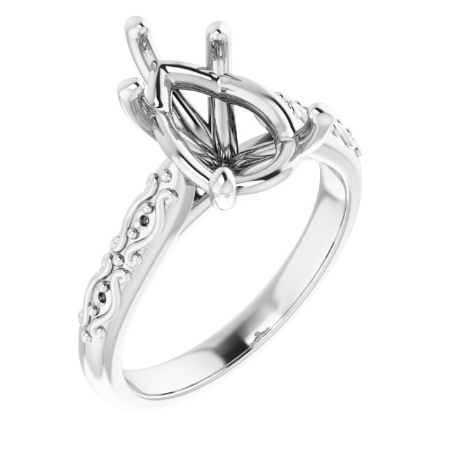 Accented Engagement Ring