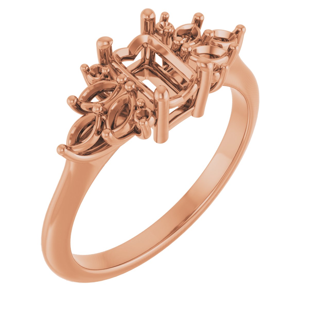 Accented Engagement Ring