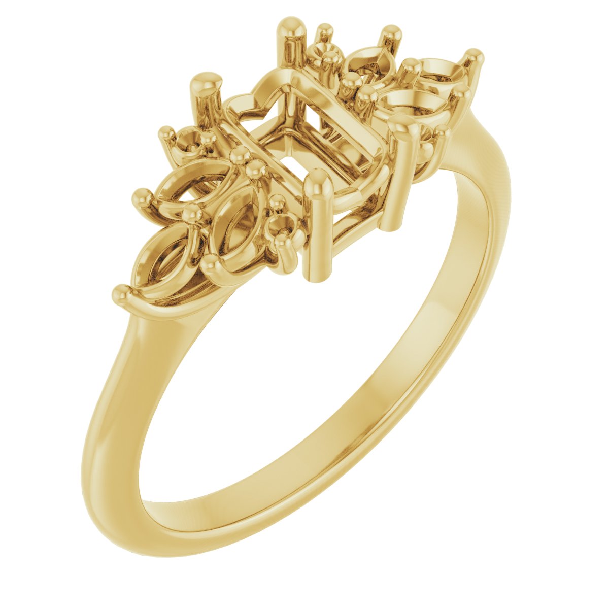 Accented Engagement Ring