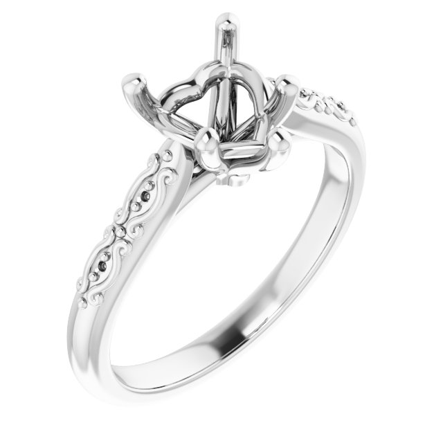 Accented Engagement Ring