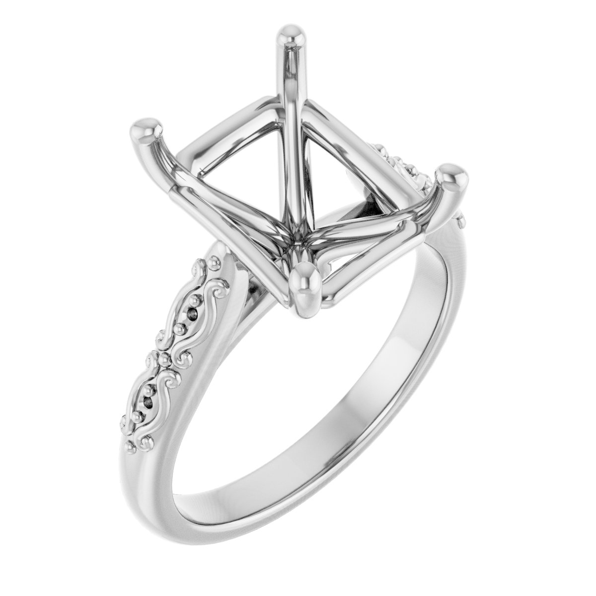 Accented Engagement Ring