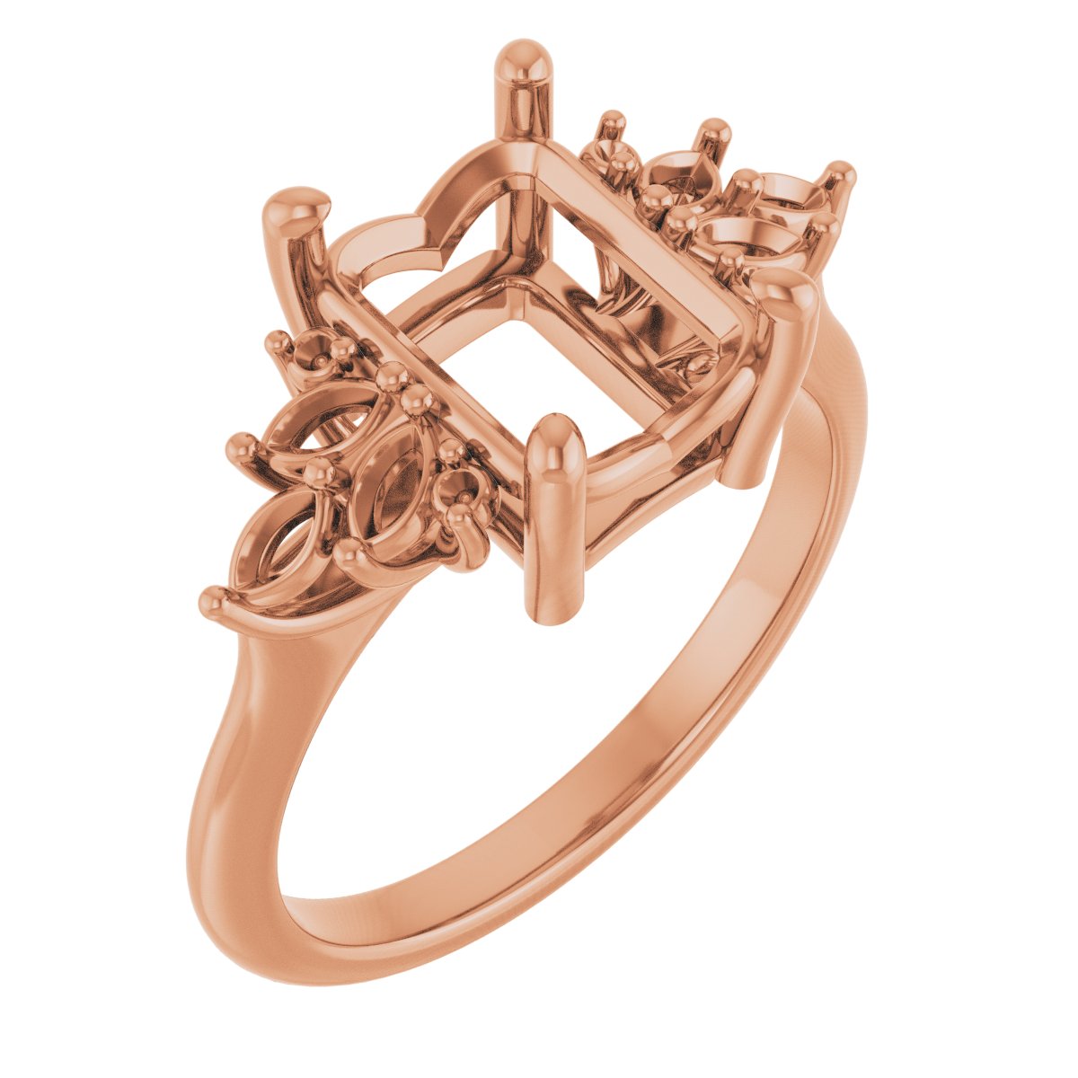 Accented Engagement Ring
