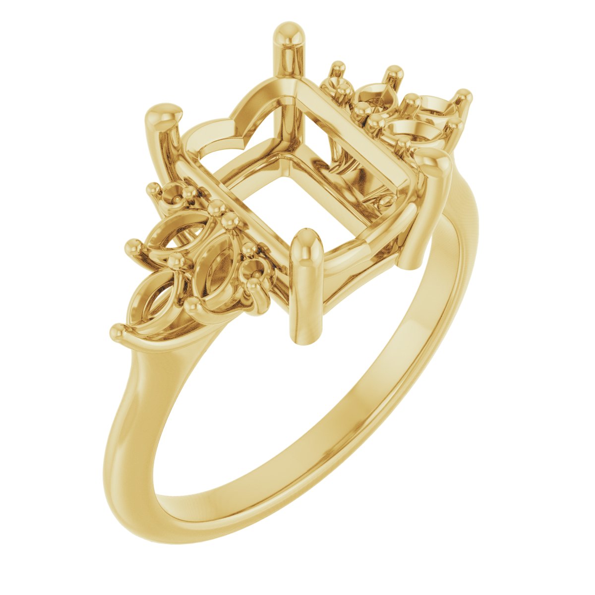 Accented Engagement Ring