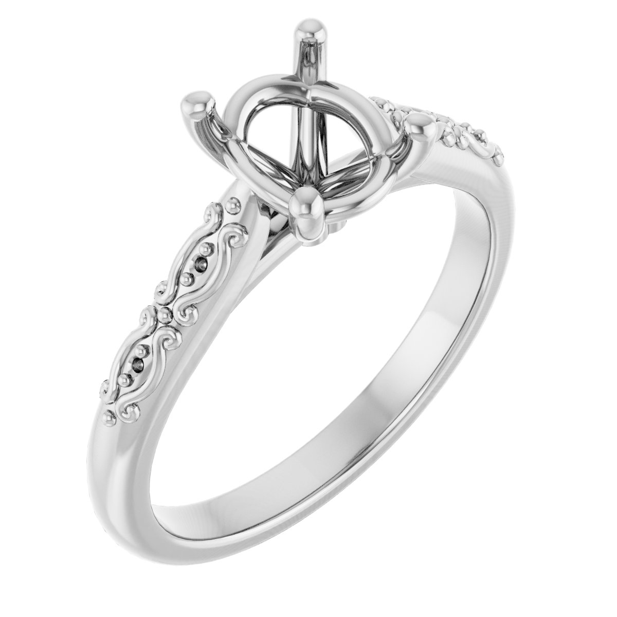 Accented Engagement Ring