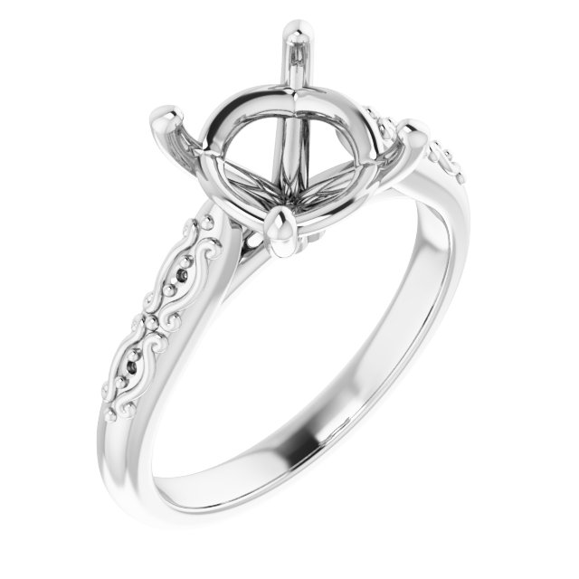 Accented Engagement Ring