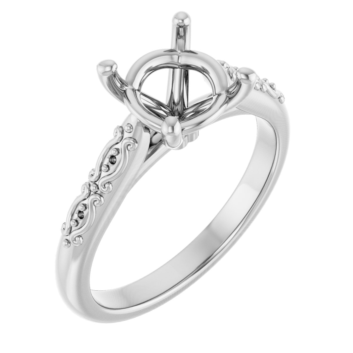 Accented Engagement Ring