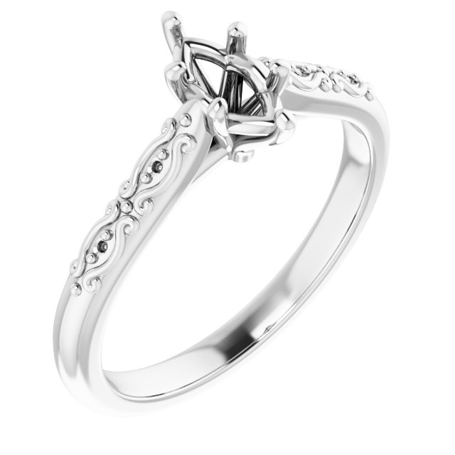 Accented Engagement Ring