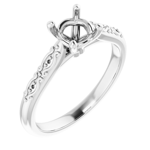 Accented Engagement Ring