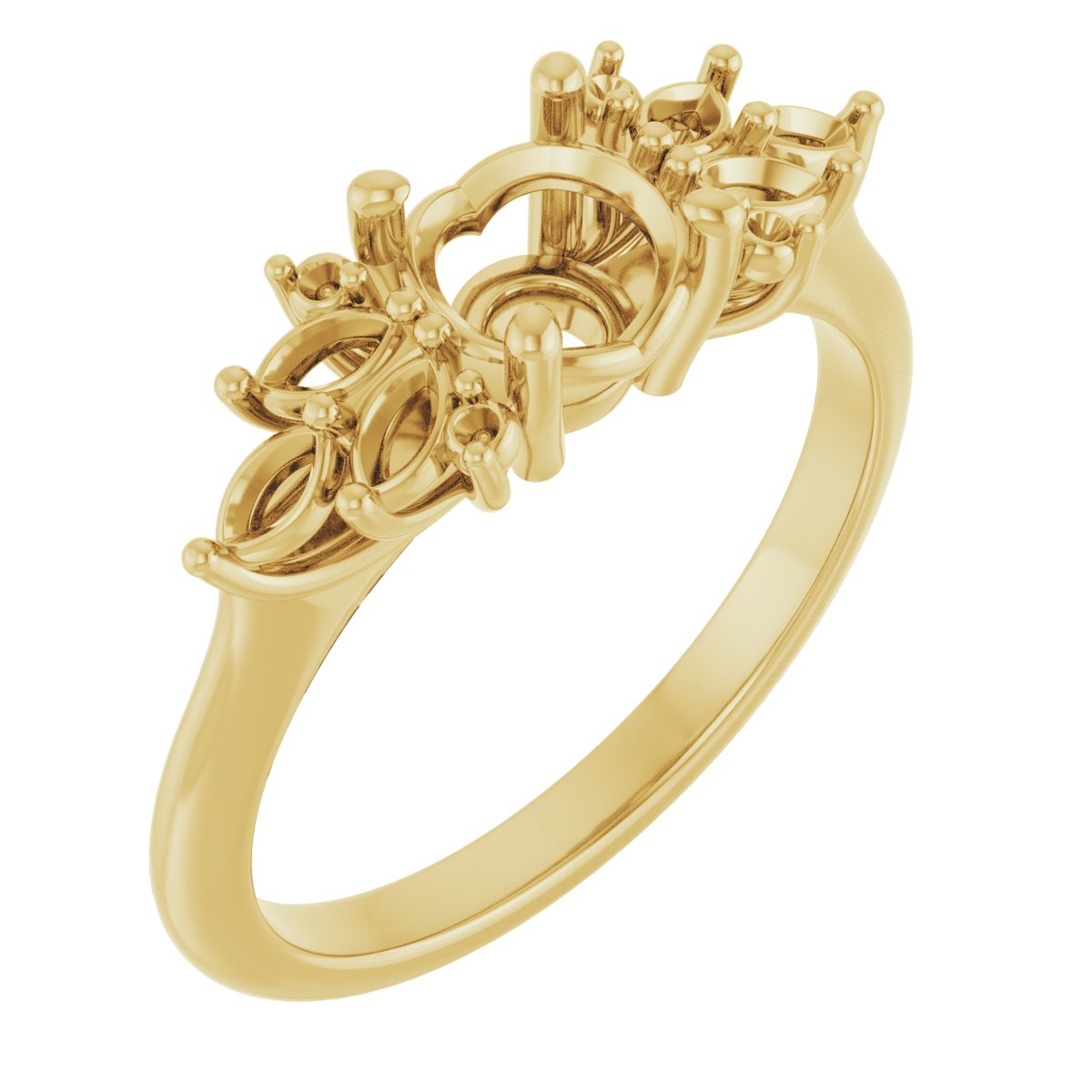 Accented Engagement Ring